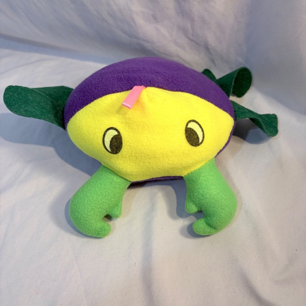 Colorful Plush Crab‎ Stuffed Animal Purple Yellow Green Cute Kids Toy
